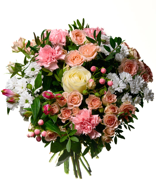 Soft colour flower bouquet
